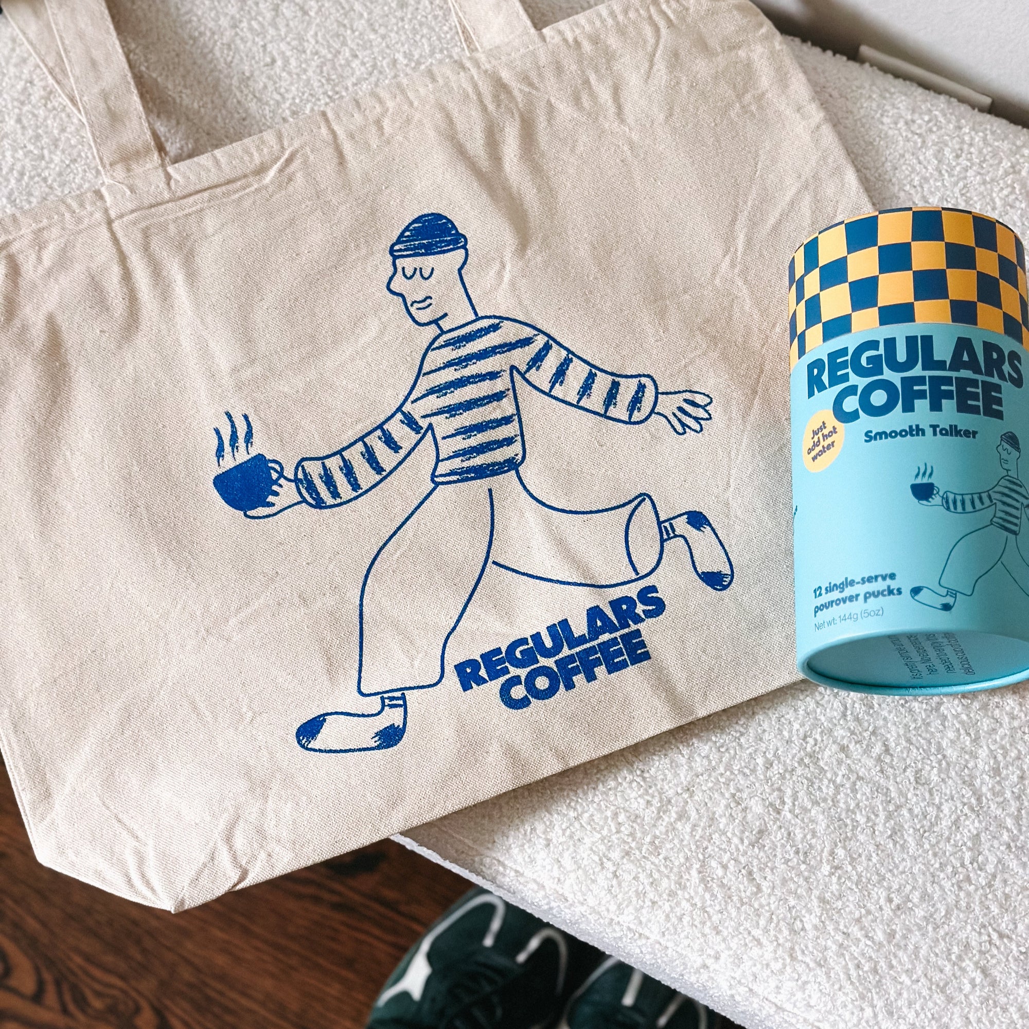 Zipper Canvas Tote